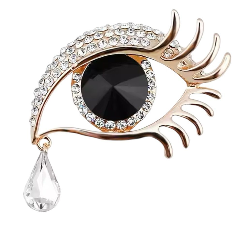 EXQUISITE EYE‎ TEARDROP BROOCH